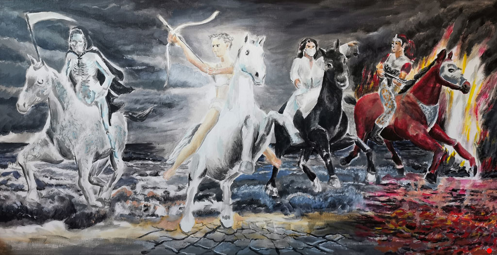 Apocalyptic Amazons presenting the End of All